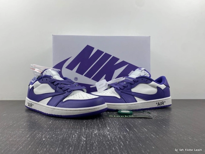 AIR OFF-WHITE X CUSTOM DM7890-386 TRAVIS SCOTT JORDAN X 1 0708